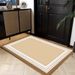 Living Room Rug,Large Rug,Oversized, Gold Leaves Design,Bedroom Rug,Soft And Thick, Machine Washable, Thickened Rug, Bedside Rug,Decorative Indoor Rug_maomaolike.com
