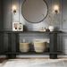 Console Table, 2-Tier Hallway Table Sofa Table Behind Couch_maomaolike.com