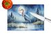Blue Heron Under The Moonlight Glass Cutting Board Decorative Tempered Glass Kitchen Cutting And Serving Board Large Size Chopping Board_maomaolike.com