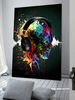 Modern Music Headphone Art Triptych – A Symphony Of Color And Rhythm, Crafted For Music Lovers To Elevate Your Spiritual Resonance._maomaolike.com