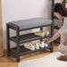 Rack Multi-layer Home Entrance 2025 New Model Simple Entryway Small Bench Indoor Shoe Cabinet For Rental Houses_maomaolike.com