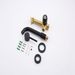 Wall Mount Faucet For Bathroom Sink Or Bathtub, Single Handle 2 Holes Brass Rough-in Valve Included, Matte Black_maomaolike.com