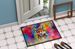 Hippie Animal Fox Doormat Front Door Mat Indoor Outdoor Rugs For Entryway, Non Slip Washable Low Pile, 24H X 36W_maomaolike.com