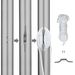 20 FT Sectional Flag Pole Kit Extra Thick Aluminum Flagpole With 1 Flag 2 Rope_maomaolike.com