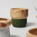 Nordic Style Cement Flower Pot Anti-Wood Grain Fashion Simple Artistic Personality Indoor Large Radish Bonsai Green Plant_maomaolike.com