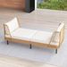 Patio Wicker Daybed Outdoor Boho Rattan Loveseat Sofa Stretch Out Or Sit Together With Seat And Back Cushions Supports Up To 800 Lbs_maomaolike.com