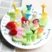 10pcs Animal Farm Fruit Fork Mini Cartoon Children Snack Cake Dessert Food Pick Toothpick Bento Lunches Party Christmas_maomaolike.com