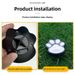 Solar Lawn LED Simulation Footprint Dog Paw Ground Plug Outdoor Rainproof Courtyard Garden Decoration Buried Light_maomaolike.com
