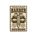 Vintage Barbershop Poster Tin Sign - Unframed Wall Art For Barbershop Background Decor_maomaolike.com