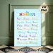 French Numbers Learning Painting Poster, Colorful Cursive Style French 1-20 Numbers Display Poster, Supports French Number Learning, Ideal For_maomaolike.com