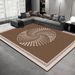 Living Room Rug,Large Rug,Oversized, Gold Leaves Design,Bedroom Rug,Soft And Thick, Machine Washable, Thickened Rug, Bedside Rug,Decorative Indoor Rug_maomaolike.com