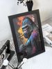 Cyberpunk-style Gorilla, The Boldness Of Pop Art And The Casualness Of Graffiti, With A Hardcore Aura And A Luxurious Badass Charm_maomaolike.com