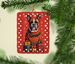 Fawn Boxer Cropped Ears Holiday Christmas Porcelain Ornament Christmas Tree Hanging Decorations For Home Christmas Holiday, Rectangle, Gift, Multicolor_maomaolike.com