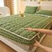 Class A Milk Velvet Quilted Sheet Single Piece Taffeta Thickened Bed Cover Winter Mattress Coral Fleece Protector_maomaolike.com