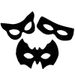 Unisex Halloween Zorro Mask Eye Mask Cat Eye Mask Batman Prop Performance Ball Mask Role-playing_maomaolike.com