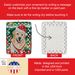 Yellow Labrador Retriever Christmas Porcelain Ornament Christmas Tree Hanging Decorations For Home Christmas Holiday, Rectangle, Gift, Multicolor_maomaolike.com