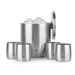 Stainless Steel Ice Bucket With Rocks Glass Set, Steel_maomaolike.com