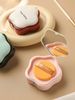 Breathable Powder Puff Cushion Storage Box, Portable For Travel, Student Home Use, Acrylic Dustproof Makeup Box With Makeup Mirr_maomaolike.com