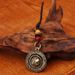 Brass Fortune Globe Rotating Vintage Creative Car Keychain Pendant Bell Hanging Ornament Street Stall Small Item_maomaolike.com