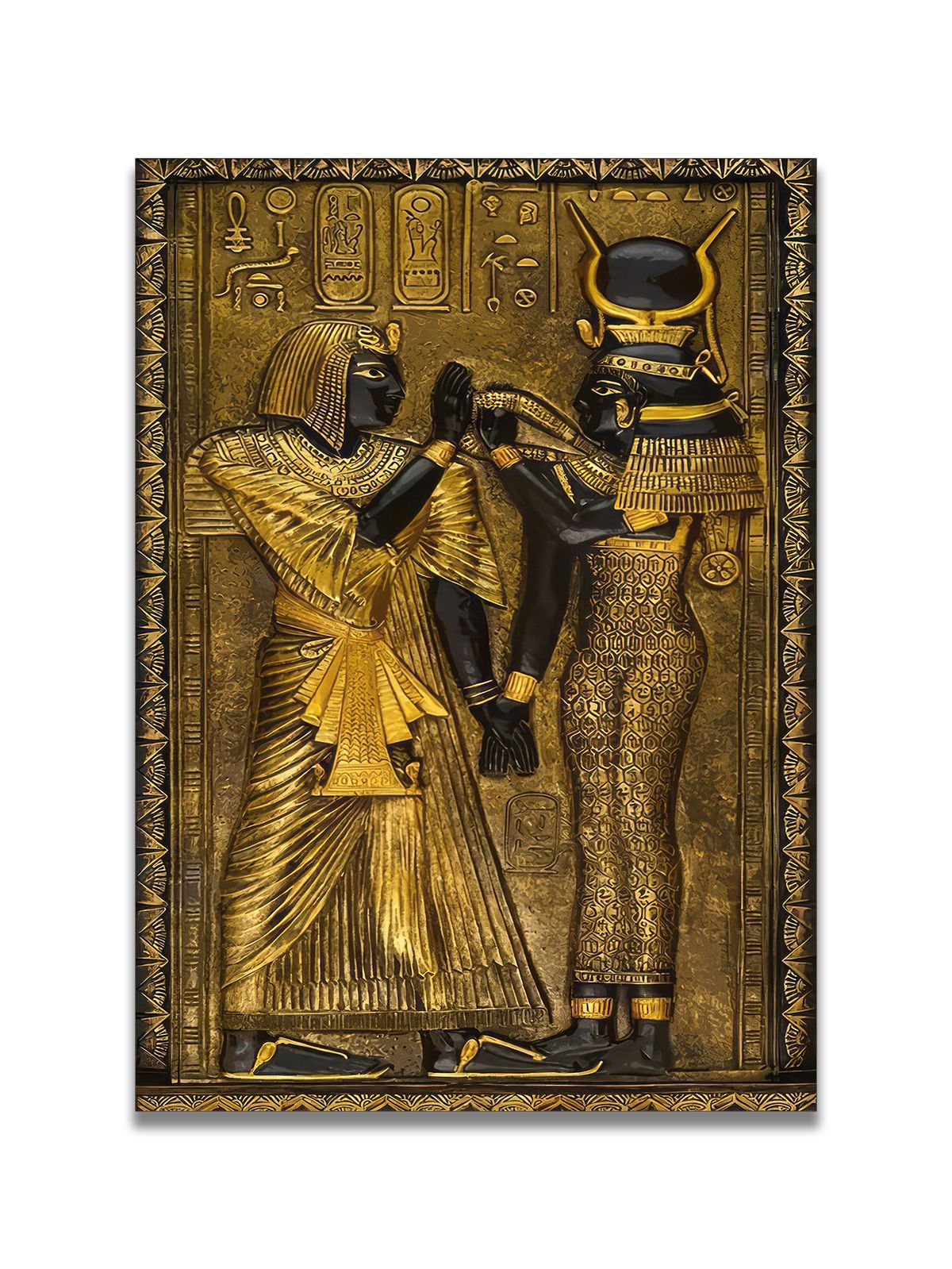 Decorative Painting Featuring The Civilisation Of The Ancient Egyptian Pharaohs, Ancient Mysticism, Museum-quality Artwork, The Nile Valley_maomaolike.com