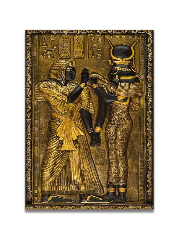 Decorative Painting Featuring The Civilisation Of The Ancient Egyptian Pharaohs, Ancient Mysticism, Museum-quality Artwork, The Nile Valley_maomaolike.com