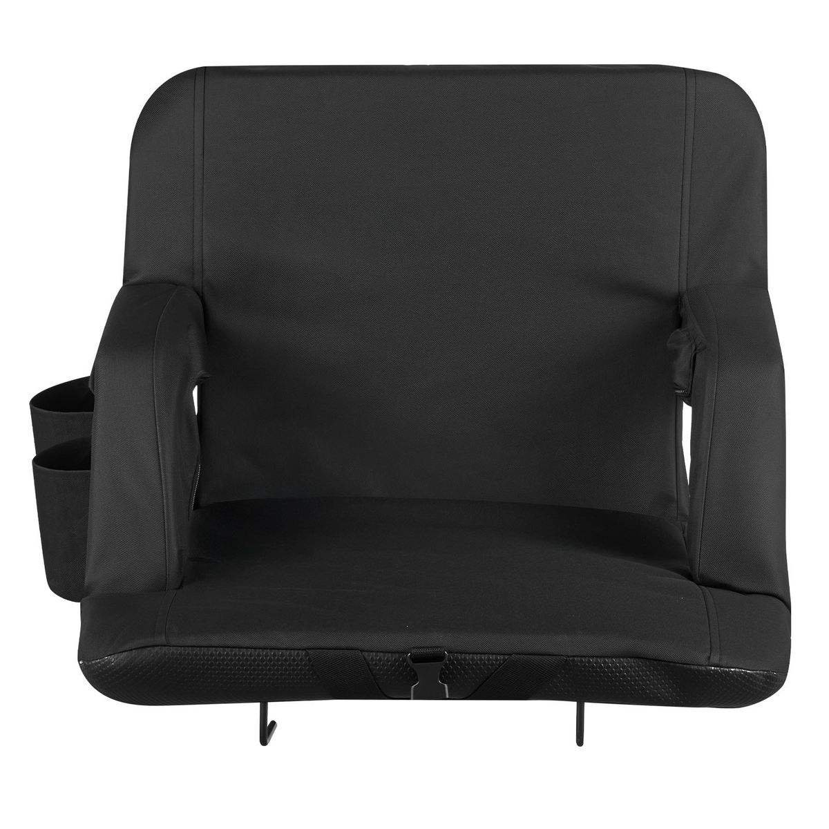 Stadium Seat, 6 Adjustable Angle Wide Bleacher Chair, 2.9'' Cushion Padded Stadium Seat With Armrest And Back Support, Stadiums Chair With Hook Cupholder For Picnics, Beach Sports, And Gaming_maomaolike.com