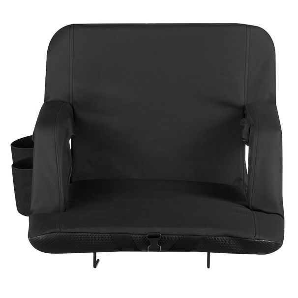 Stadium Seat, 6 Adjustable Angle Wide Bleacher Chair, 2.9'' Cushion Padded Stadium Seat With Armrest And Back Support, Stadiums Chair With Hook Cupholder For Picnics, Beach Sports, And Gaming_maomaolike.com