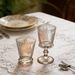 French Butterfly Relief Transparent Glass Cup Water Glass Wine Glass_maomaolike.com