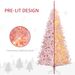 Prelit Christmas Tree Douglas Fir Artificial Christmas Tree With Realistic Branches, Warm White LED Lights_maomaolike.com