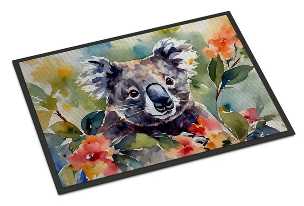 Koala Doormat Front Door Mat Indoor Outdoor Rugs For Entryway, Non Slip Washable Low Pile, 24H X 36W_maomaolike.com