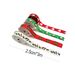 Christmas Decor Essentials - 2.5cmX3m Mixed Ribbon Rolls 24pcs_maomaolike.com