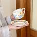 Flower Coffee Cups, Plates, Gift Boxes, Ceramic Mugs_maomaolike.com
