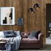 45cm*2000cm Dark Walnut Wood Wallpaper – Rustic Wood Grain Peel & Stick Wall Covering For Living Room, Bedroom & Office Decor_maomaolike.com
