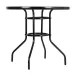 Outdoor Dining Table Round Toughened Glass Table Yard Garden Glass Table(SAME AS 93152635)_maomaolike.com