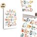 Spanish Alphabet Painting Poster, Vibrant Playful Illustrated Spanish Alphabet Poster, Educational Design To Support Language Learning Suitable For_maomaolike.com
