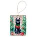 Schipperke Christmas Porcelain Ornament Christmas Tree Hanging Decorations For Home Christmas Holiday, Rectangle, Gift, Multicolor_maomaolike.com