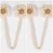 Twisty Fun Handmade Creative Cotton Linen Internet Celebrity New Flower Sheer Super Fairy Curtain Tiebacks_maomaolike.com