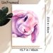 Pastel Rabbit Painting Poster, Soft Watercolor Pink & Purple Bunny Portrait Poster, Gentle Calming Decor Ideal For Bedroom, Living Room And Cozy_maomaolike.com