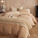 Nordic Vintage Boho Class A Winter French Embroidery Milk Bedding Four-Piece Set, Luxurious Plush Duvet Cover And Coral_maomaolike.com