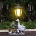 Outdoor Duck Solar Night Light Garden Statue Animal Gardening Decoration Courtyard Ornaments Resin Crafts_maomaolike.com