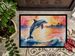 Dolphin Leaping At Sunrise Doormat Front Door Mat Indoor Outdoor Rugs For Entryway, Non Slip Washable Low Pile, 24H X 36W_maomaolike.com