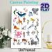 French Animal Alphabet Painting Poster, Vibrant Watercolor Illustrated Animal Alphabet Poster, Educational Design For Learning Letters And Animal_maomaolike.com