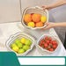 Multi Purpose Basket: Double Layered Kitchen Dishwasher, Household Drain, Thickened Plastic Vegetable And Living Room_maomaolike.com