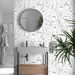 45cm*300cm Peel & Stick Botanical Line Wallpaper – Minimalist Floral Design, Waterproof & Removable_maomaolike.com