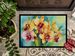Orchids In Watercolor Doormat Front Door Mat Indoor Outdoor Rugs For Entryway, Non Slip Washable Low Pile, 24H X 36W_maomaolike.com