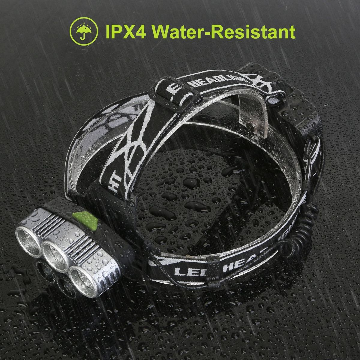 Rechargeable Headlamp 20000 Lumen LED Headlight 6 Modes Headlamp Flashlight For Camping Cycling Hiking Hunting Emergency_maomaolike.com