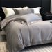 1 High-End 120-Count Long-Staple Pima Satin Four-Piece Set Pure Solid Color Full Cotton Duvet Cover Bed Sheet Bedding_maomaolike.com