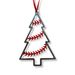 "THE TREE" - Steel Baseball Christmas Ornament_maomaolike.com