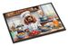 Sussex Spaniel The Chef Doormat Front Door Mat Indoor Outdoor Rugs For Entryway, Non Slip Washable Low Pile, 24H X 36W_maomaolike.com