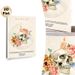 Hamlet Themed Painting Poster, Soft Watercolor Skull & Floral Decorative Poster, With Classic Literary Quotes, Ideal For Home Study And_maomaolike.com